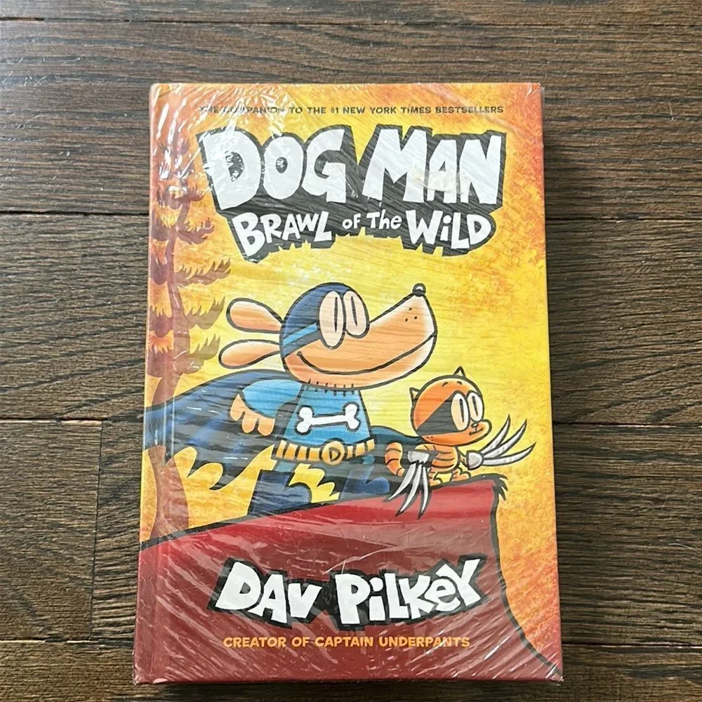 2 pk Dog Man Brawl of the wild and the big bad battle of the bionic booger
